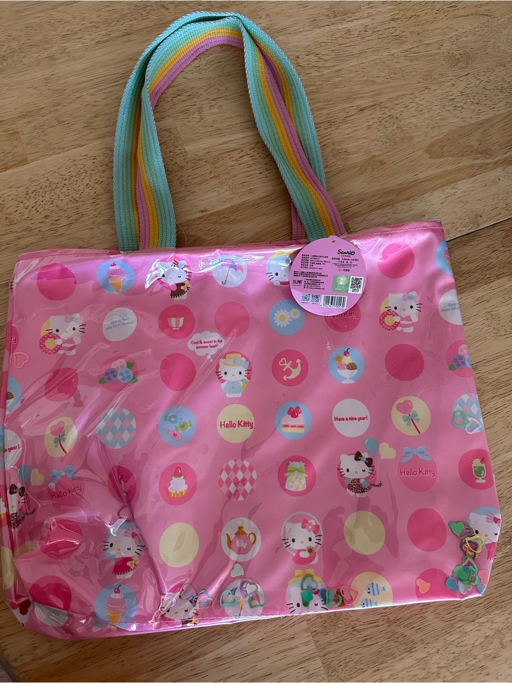 Hello Kitty pvc tote bag